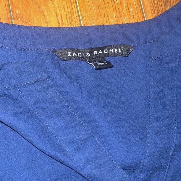 Zac & Rachel navy hi-low tank Size L - Picture 3 of 10